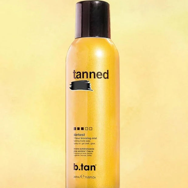 b.tan Self Tanner Bronzing Mist | Fast, 1 Hour Express Sunless Tanning Spray, No Fake Tan Smell, Dark Bronzing Glow, Face ...