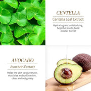 Avocado Eye Mask 60 Pcs, Under Eye Patches for Dark Circles and Puffiness, Moisturizing Nourishing Eye Treatment Mask, Moi...