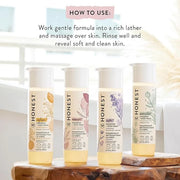 The Honest Company 2-in-1 Cleansing Shampoo + Body Wash for Sensitive Skin | Gentle for Baby | Naturally Derived, Tear-fre...