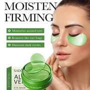 Aloe Vera Eye Masks - 60 PCS Under Eye Patches for Puffy Eyes and Dark Circles Treatments - Hydrating Eye Mask Skincare, E...