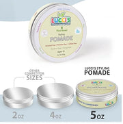 Baby Hair Gel – 5oz Plant-Based Styling Hair Pomade for Infants – No Parabens or Sulphates – Medium Shine and Strong Hold ...