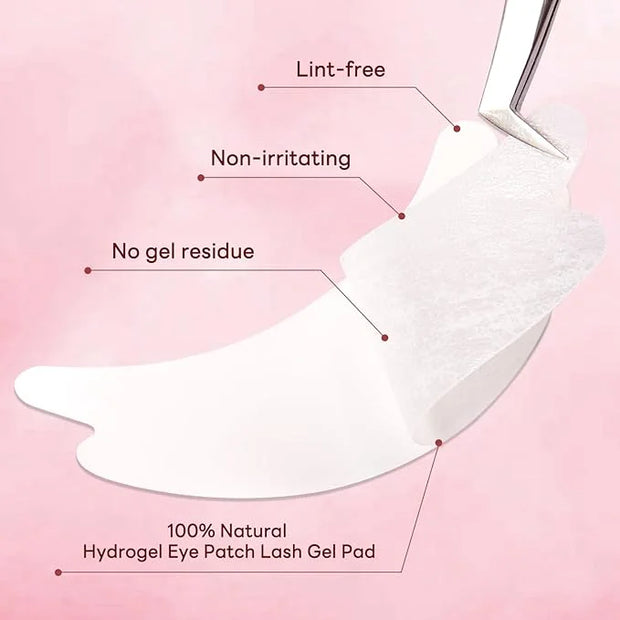 50 Pairs Under Eye Patches,Eye Pads Lash Extensions Lint Free, Eyelash Extension Patches Add Aloe Vera Hydrogel Lash Pad -...