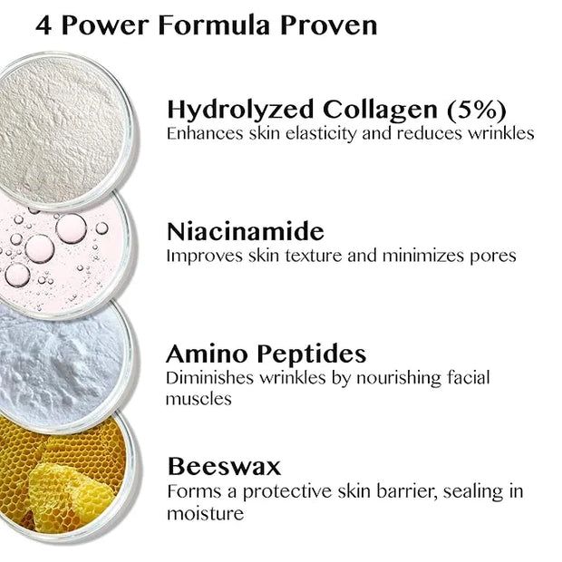 Eye Cream Roller, Collagen & Peptides for Total Eye Lift, Rapid Wrinkle Repair, Dark Circle & Under Eye Bag Treatment, Ant...