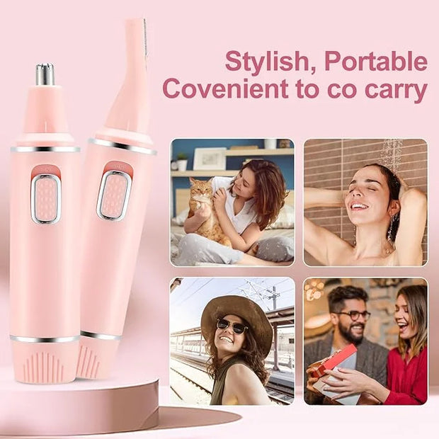 AREYZIN Nose Hair Trimmer for Women & Eyebrow Trimmer-2024 Professional Painless Ear and Nose Trimmer Nasal Hair Clipper, ...