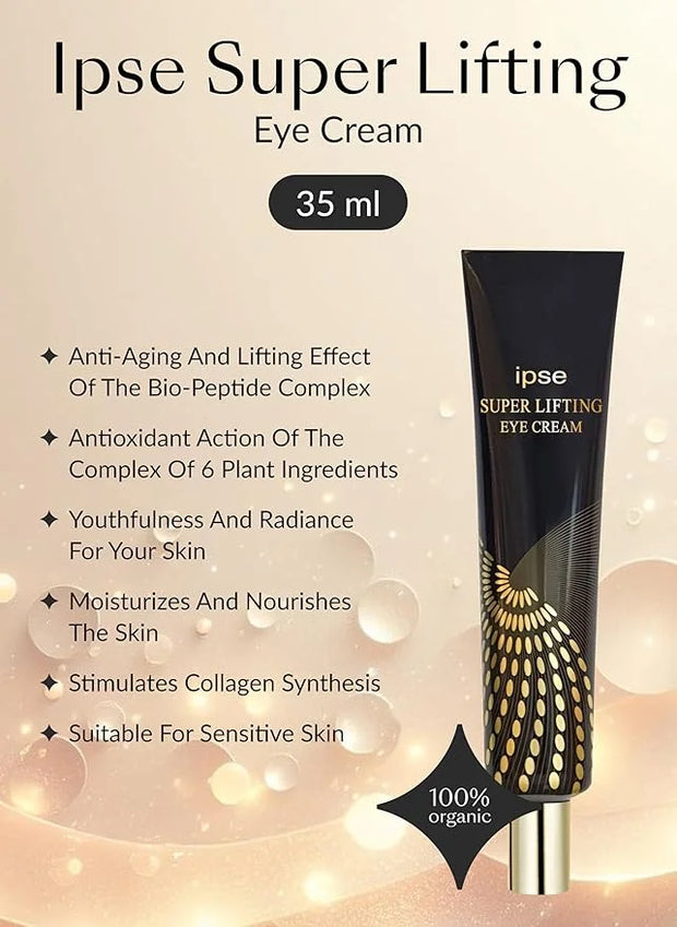 IPSE Super Lifting Eye Cream Korean Skincare Beauty Anti Age Anti Wrinkle Lifting Removes Dark Circles Puffiness - Product...