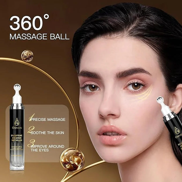 Caffeine Eye Cream, Under Eye Cream for Dark Circles and Puffiness, Eye Serum Anti-aging, Brightens, and Fine Lines, Eye C...