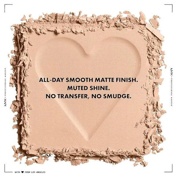 NYX PROFESSIONAL MAKEUP Can't Stop Won't Stop Mattifying Pressed Powder - Light Medium - Product Image