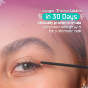 Kaba Eyelash Growth Serum for Longer, Thicker & Stronger Eyelashes with Essential Oils. Dermatologist Tested. Includes Mak...