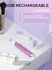 2025 Rechargeable Nose & Ear Hair Trimmer, Dual-Edge Blade Electric Clipper for Women Men, Facial & Eyebrow Hair Removal T...