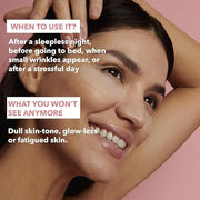 Exception Rosée - Regenerating Under Eye Patches - Hydrating & Brightening - With Ceramides & Omega-3 & 6 - Brightening, F...