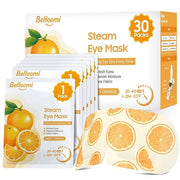 30Packs Steam Eye Mask, Heated Eye Mask Warm Compress for Eyes, Self Heating Warm Eye Masks Disposable Steam Mask for Home...