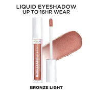 L'Oreal Paris Brilliant Eyes Shimmer Liquid Eye Shadow, Longwearing Lasting Shimmer, Crease Resistant, Flake-Proof, Precis...