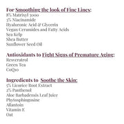 Anti-Aging Face Cream, Multi Peptide Cream, Deep Wrinkle Repair Cream, for Mature and Dry Skin, Peptide Night Cream 1.7 Fl...