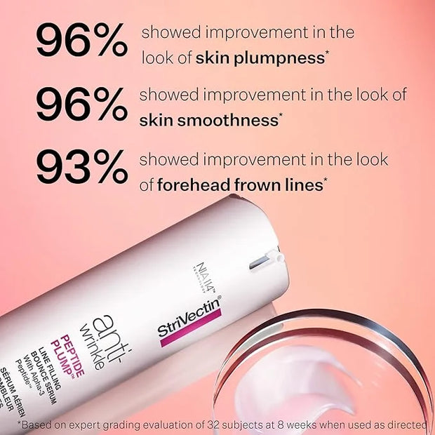 StriVectin Anti Wrinkle Trio Kit for Face and Eyes, 3 piece kit with SD Plus Moisturizer, Peptide Plump Line Face Serum, a...