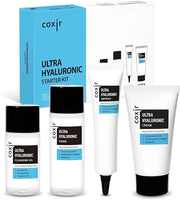 coxir Ultra HYALURONIC Starter KIT/Cleansing Oil+Toner+ampoule+Cream tralvel kit/[2.68 fl.oz (Pack of 1)] / Korean Skin Ca...