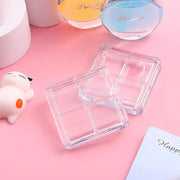 Beaupretty 4 Pieces Empty Eyeshadow Pallet 4 Grids