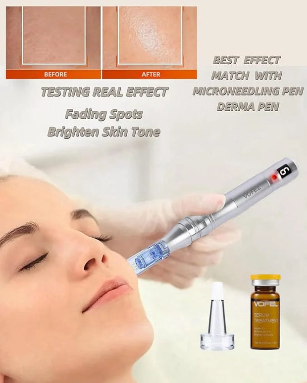 Vitamin C Serum for Face Hyaluronic Acid Serum Anti Aging Moisturizer 0.35 oz 4 Vials Facial Serums BB Glow Starter Kit (4...