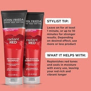John Frieda Radiant Red, Color Boosting Conditioner, Hydrates and Enhances Red Tones with Pomegranate Extract and Vitamin ...
