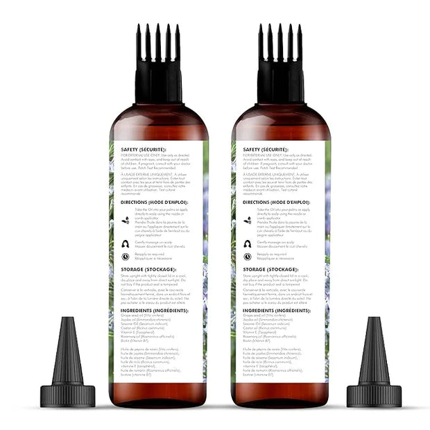 Majestic Pure 100% Pure Oil with Biotin for Hair Care, Strengthening, Nourishing, and Volumizing Formula with Jojoba Oil a...