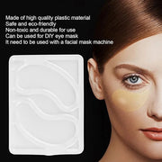 Eye Mask, 5Pcs Reusable Eye Mask Multifunctional Mask Patch Tray Plate Set Reusable Portable Eye Patches for Facial Mask M...