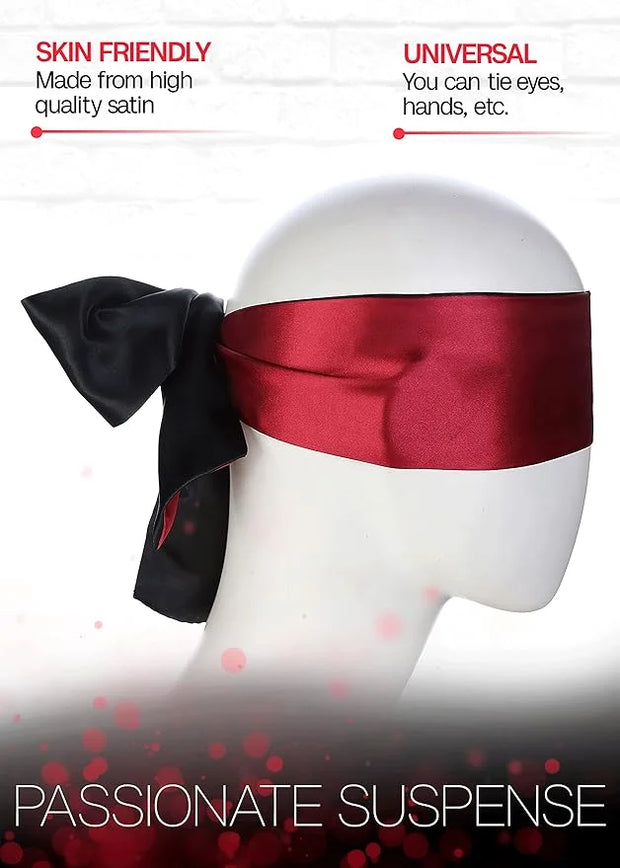 Feather Satin Eye Mask Silk Mask Satin Eye Mask Adult French Crop - Product Image