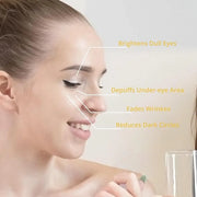2PCS Turmeric Vitamin C Eye Cream for Wrinkle Dark Circles Under Eye Treatment Women Firm Hydrating brightening Correcting...