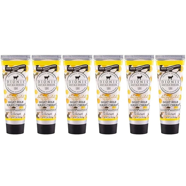 Dionis - Goat Milk Skincare Scented Hand Cream (1 oz) Set of 6, Moisturizing Lotion for Dry Skin, Good for Sensitive Skin,...
