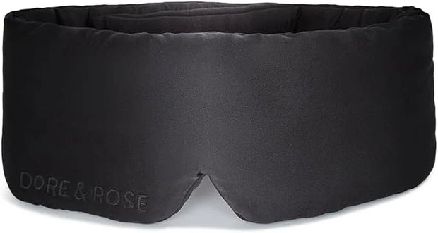 Dore & Rose Deep Sleep Mask Light Blocking, 23 Momme Mulberry Silk Eye Mask, Ultra Soft, Adjustable - Travel Sleeping Mask...