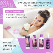 Bath & Body Kit, 3 Fl Oz, Ideal Skincare Gift Home Spa Set, Includes Body Lotion, Shower Gel, Body Cream, and Fragrance Mi...