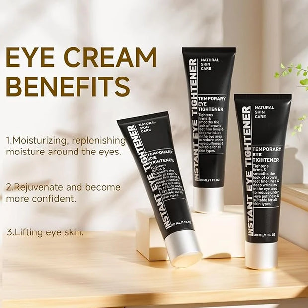 Under Eye Bags and Wrinkles Filler, Under Eye Cream Temporary Instant Visibly Reduces Wrinkles Dark Circles Fine Lines, Ey...