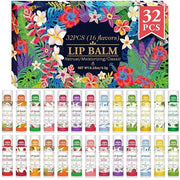 32 Pack Lip Balm, Natural Lip
