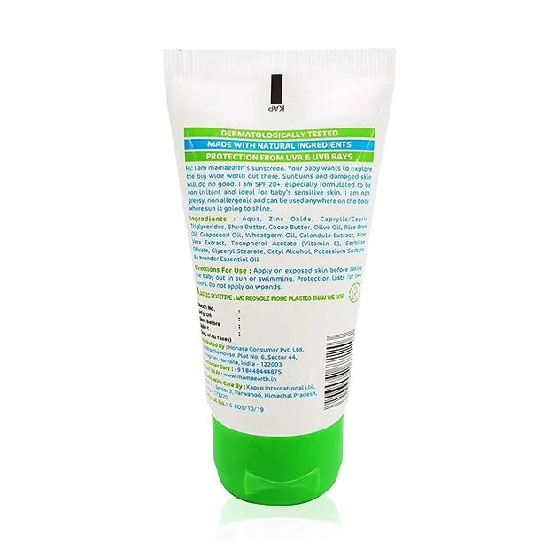 Mamaearth Mineral Based Baby Sunscreen | Gentle
