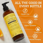 Pharmacopia Citrus Body Lotion - Hydrating Natural Moisturizer with Aromatherapy Benefits - Cruelty-Free Vegan Skin Care -...