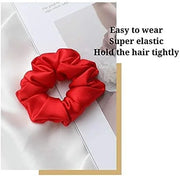 Silk Satin Sleeping Eye Mask, Red Sleep Eye Night Blindfold for Women and Men, Soft Breathable Blackout Eyeshade Eye Cover...