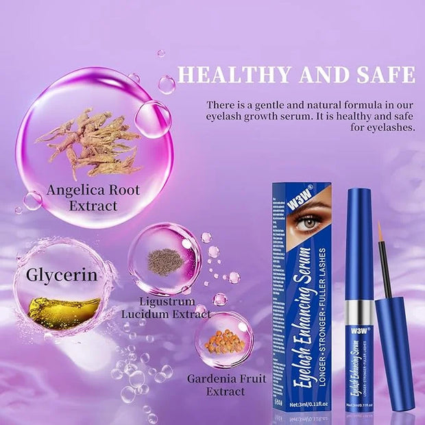 Lash Serum, W3W Eyelash Growth Serum, Eyelash Serum, Lash Serum for Boost Lash Growth Serum, Advanced Formula for Longer, ...