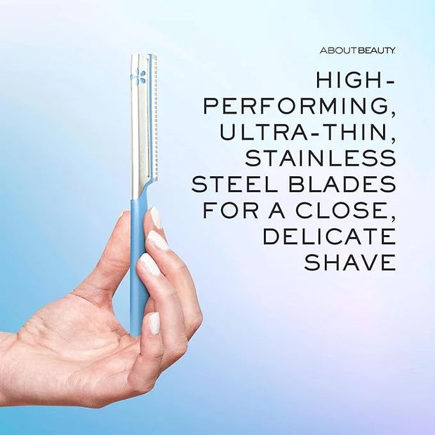 About Face Pro-Premium Facial Razors - 3 Beauty Groomers for Hair Removal, Ideal for Shaving, Exfoliating, Dermaplaning an...