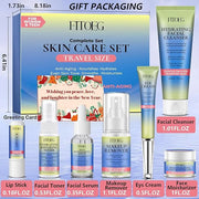 Hydrating Skin Care Set Kit,Travel Friendly Skincare Teens Kids Women Facial Skin Care Routine Kit Products,Gentle Skin Ca...
