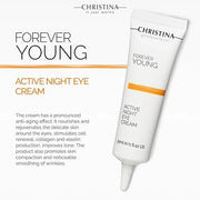 '-CHRISTINA- Forever Young Active Eye Night Cream with Retinol | Avocado Oil Eye Cream | Rejuvenates, Moisturizes, and Nou...