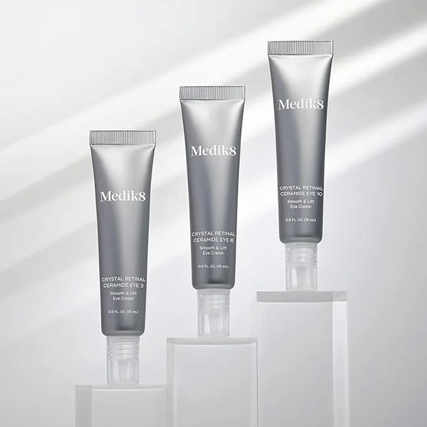 Medik8 Crystal Retinal Ceramide Eye 3 - Gentle Vitamin A Eye Cream - Reduces Appearance of Wrinkles - Perfect for Sensitiv...