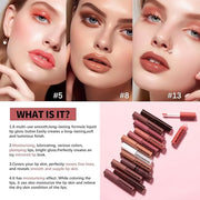 Butter Gloss Lip Gloss Set,Moisturizing Nourishing Hydrating Lip Glaze,Glass Lip Lipstick,Non-Sticky Lip Gloss,Lip Plumpin...