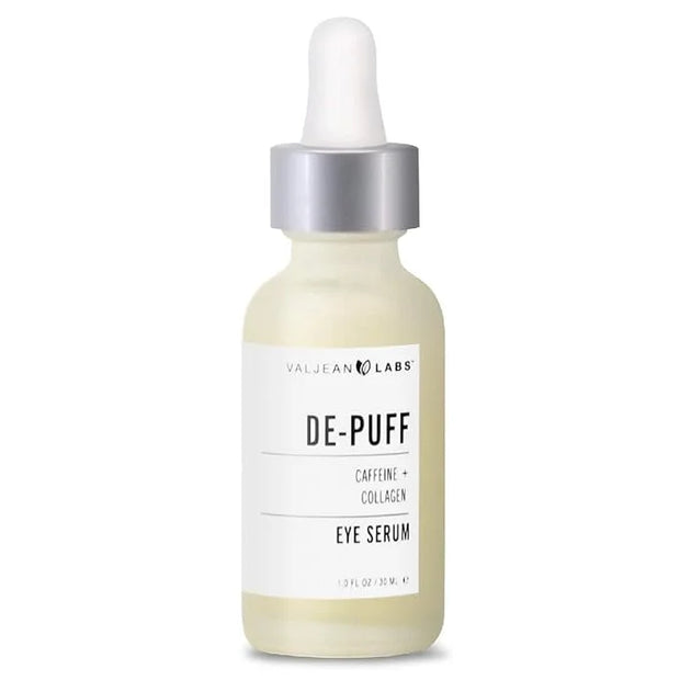 Valjean Labs DePuff Eye Serum | Caffeine + Collagen | Helps to Reduce Under Eye Puffiness and Combat Signs of Aging | Para...