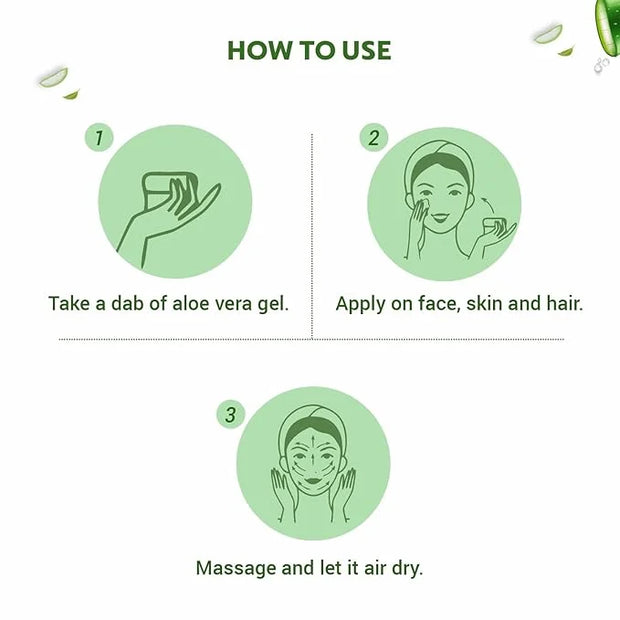 INDUS VALLEY Non-Toxic Aloe Vera Gel for Acne, Scars, Glowing & Radiant Skin Treatment (175 ml)