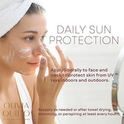OLIVIA QUIDO Clinical Skincare Broad Spectrum Sunscreen SPF 50 with Lilac Stem Cell | Anti-Aging Skin Protection From UVA ...