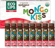 Mongo Kiss USDA Organic Lip Balm Set 8-pack (0.15 oz. each) with Mongongo Oil & Cocoa Butter to Moisturize Chapped Lips | ...