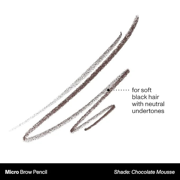 Morphe Micro Dual Eyebrow Pencil - Dual-Ended Brow Pencil Featuring a Retractable, Ultra-Precise, Pointed Tip - Richly Pig...