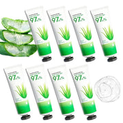 8PCS Aloe Vera Gel for Face & Skin,Organic Aloe Vera Gel,Hydrating After Sun Cream for Travel Size,Moisturizing Lotion for...