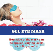 USA Merchant - Cold & Hot Eye Mask Gel Bead Mask for Dry Eyes, Dark Circles, Stress Relief, Migraines, Eye Ice Pack, Reusa...