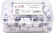 100 Pieces Large Nail Sanding Bands Professional Nail Manicure Great Fit for Nail Drill Bits for Acrylic Nails (240 Grit, ...