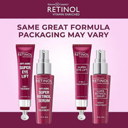Retinol 6X Super Serum – Unique, Intensive Formula Accelerates Skin Renewal While You Sleep + Retinol Super Eye Lift - A l...