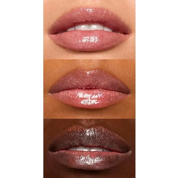 e.l.f. Glow Reviver Lip Oil, Nourishing and Hydrating with High-Shine Glimmer Finish & Sheer Wash Of Color, Minty Scent, N...